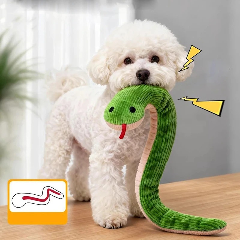 Pet Dental Chew Toy - لعبة للكلاب والقطط بطول 16.5 بوصة،