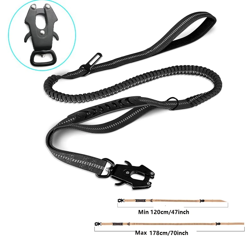 Retractable Dog Leash - لا سحب الكلب المقود عاكس امتصاص