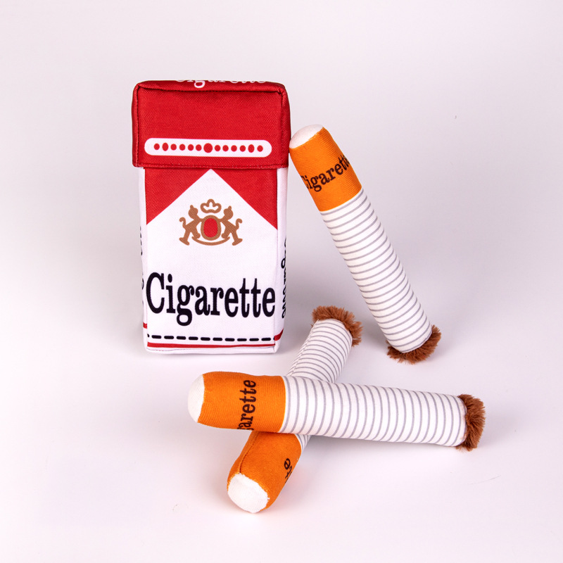 Pet Dental Chew Toy - السجائر لعبة على شكل كلب تقليد