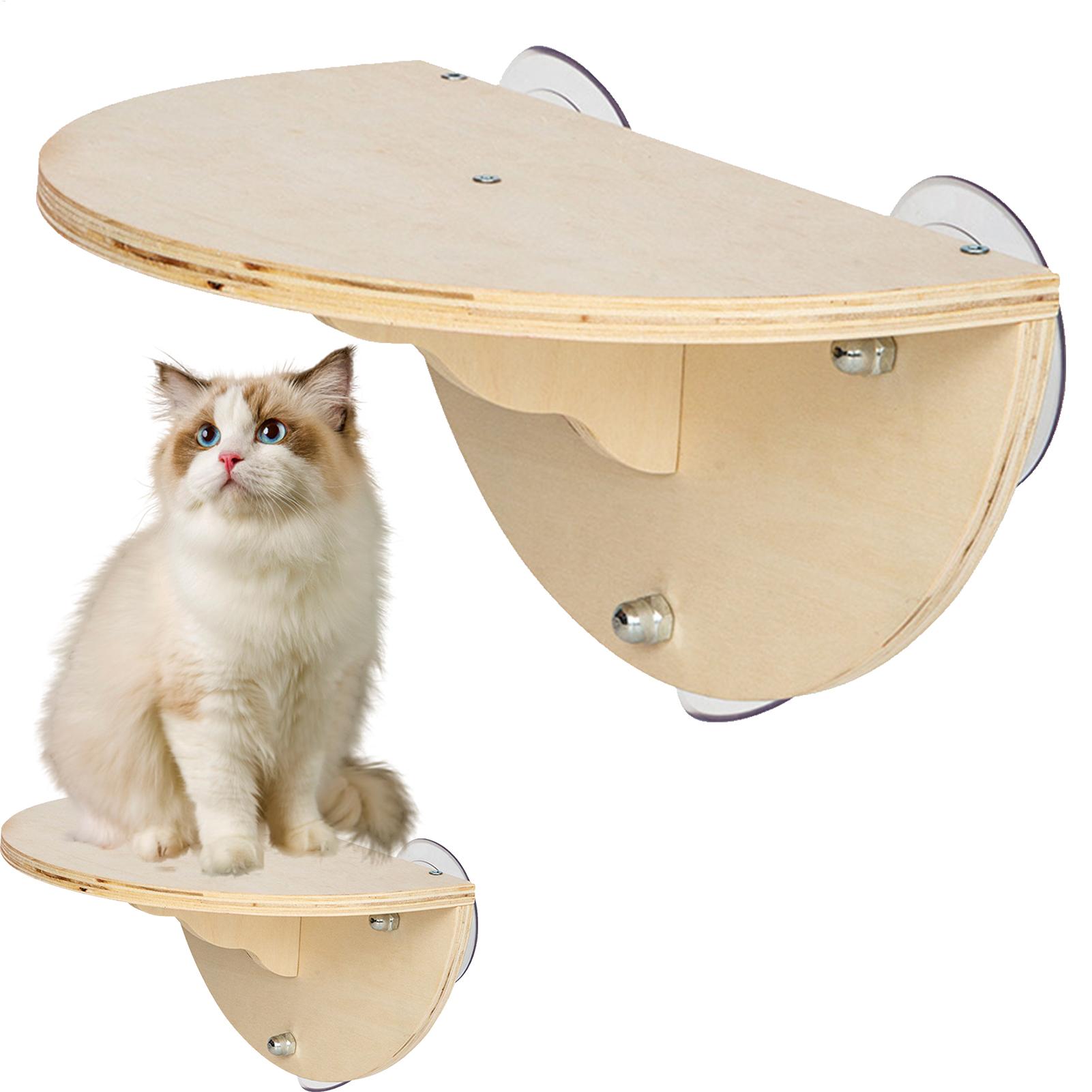 Cat Window Perch - مقعد نافذة للقطط موفر للمساحة، رف
