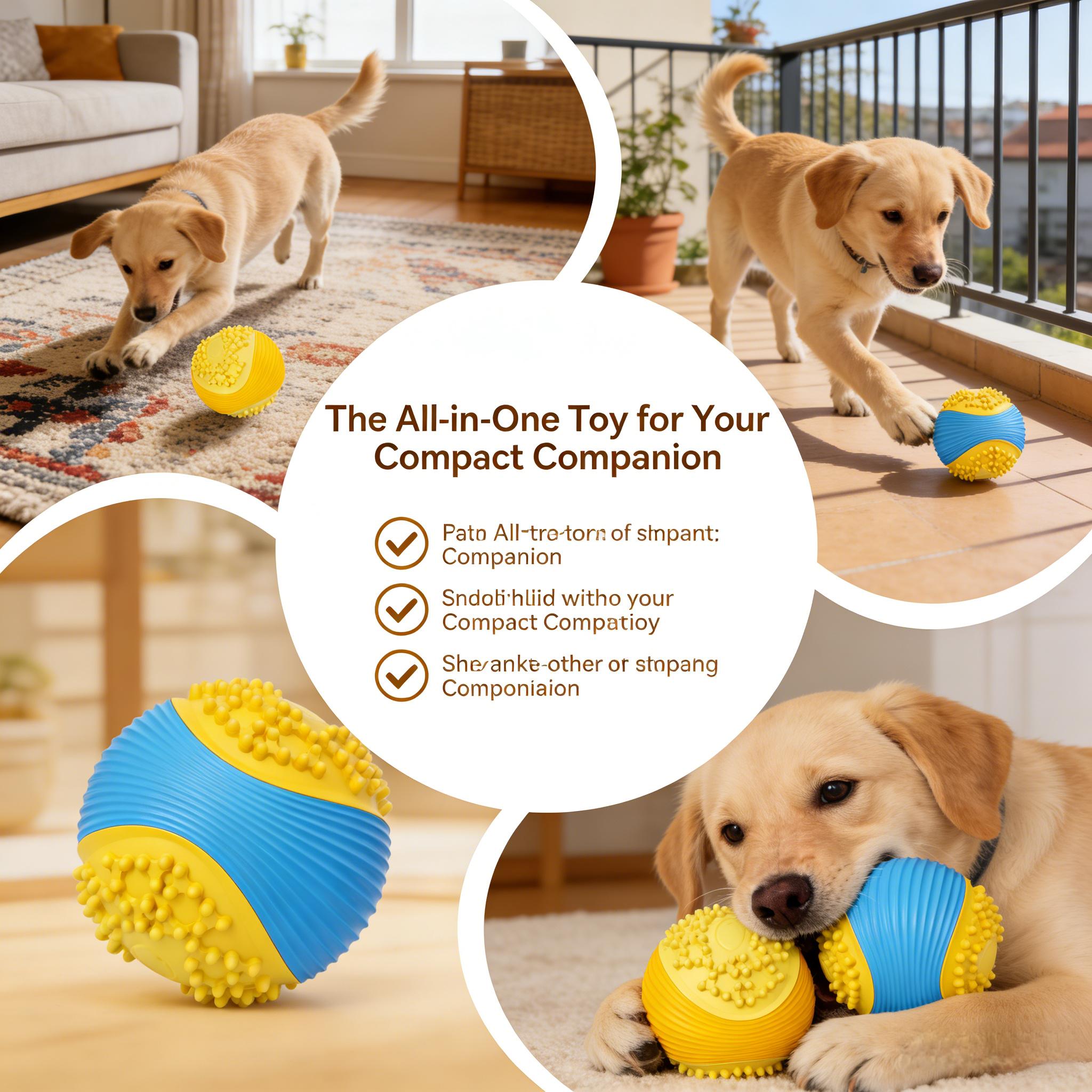 كرة كلب صلبة غير قابلة للتلف ت - مراجعة Pet Dental Chew Toy وسعره