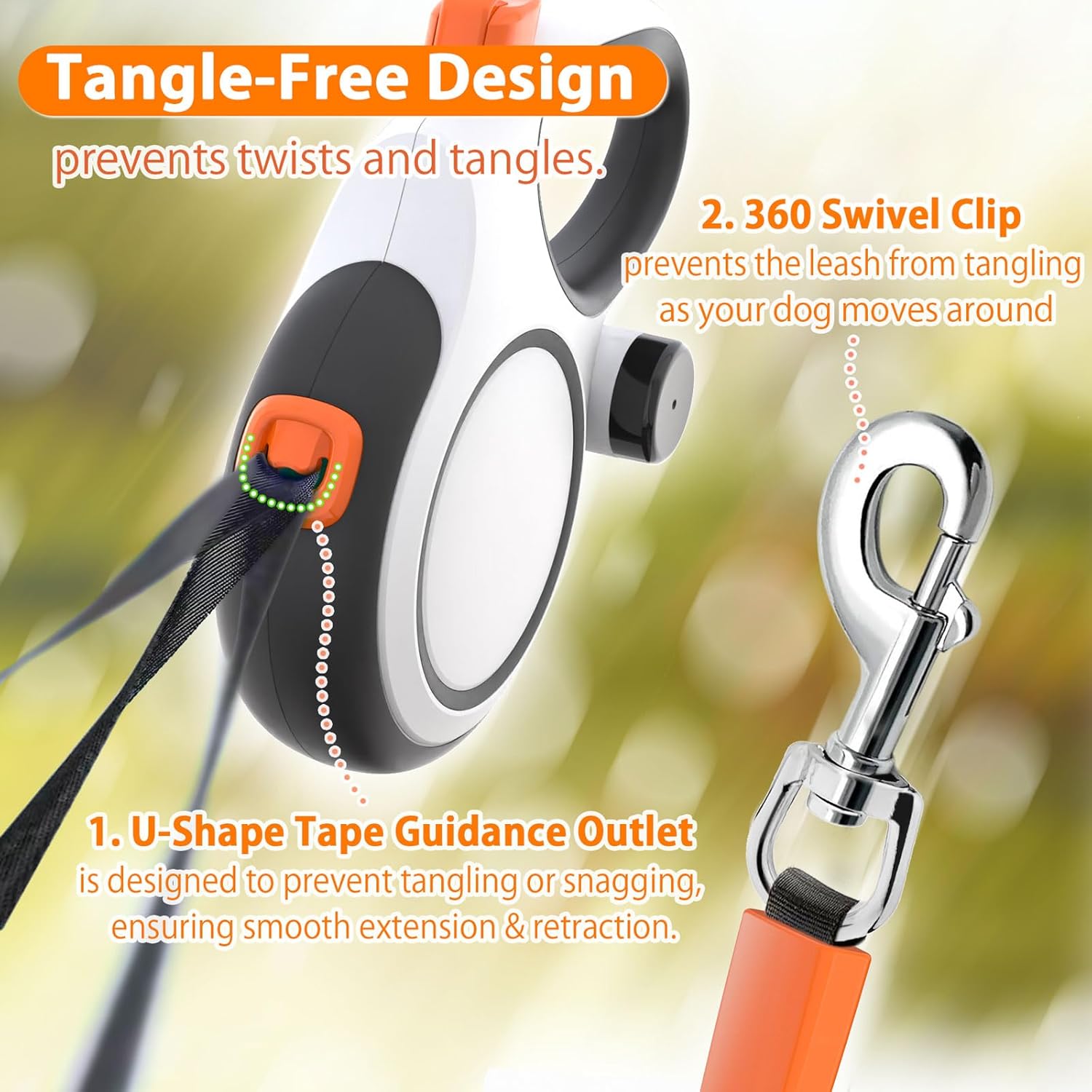 5 متر 8 متر 50 كجم الكلب المقو - مراجعة Retractable Dog Leash وسعره