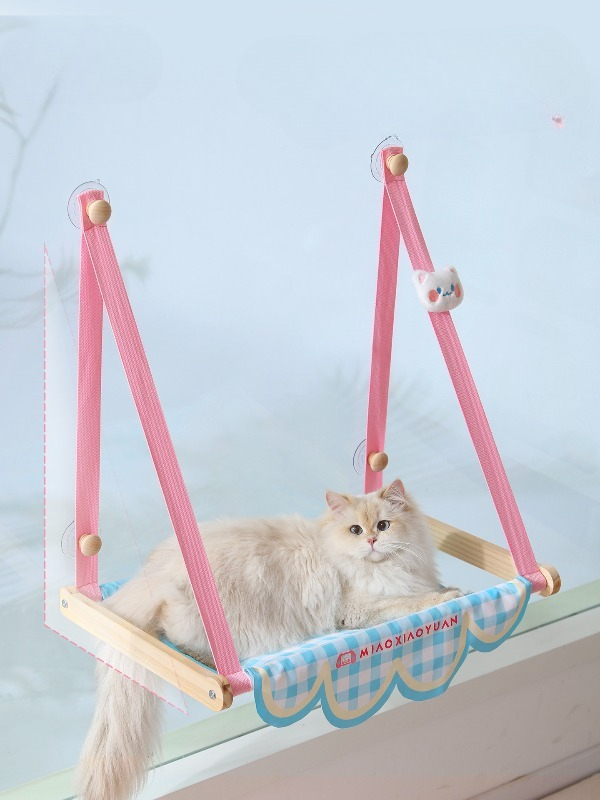 سرير قطط معلق على النافذة بلون - مراجعة Cat Window Perch وسعره