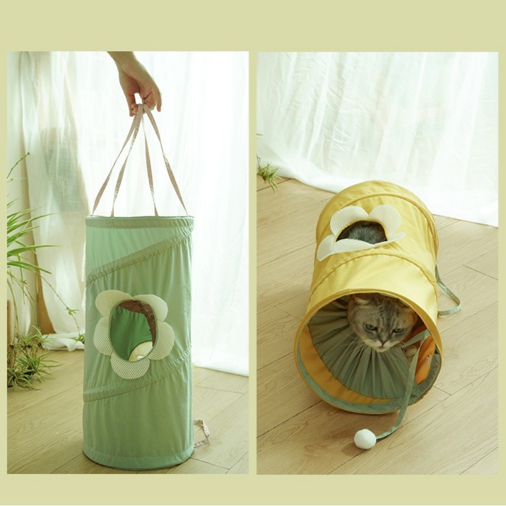 نفق قطط حلزوني قابل للطي ومحمو - مراجعة Pet Supplies In Store وسعره