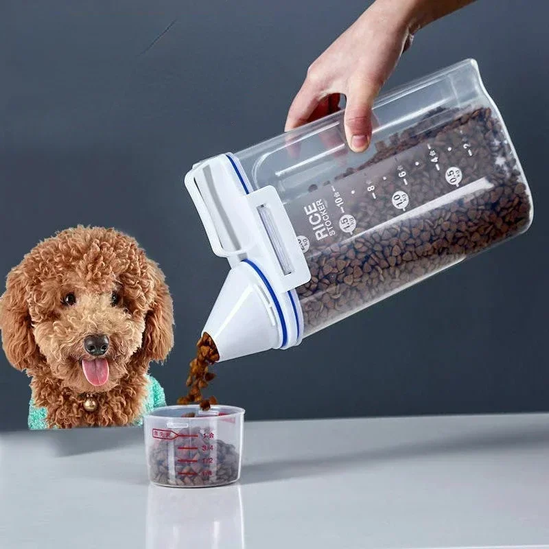 وعاء بلاستيكي لتخزين الطعام لل - مراجعة Pet Supplies In Store وسعره
