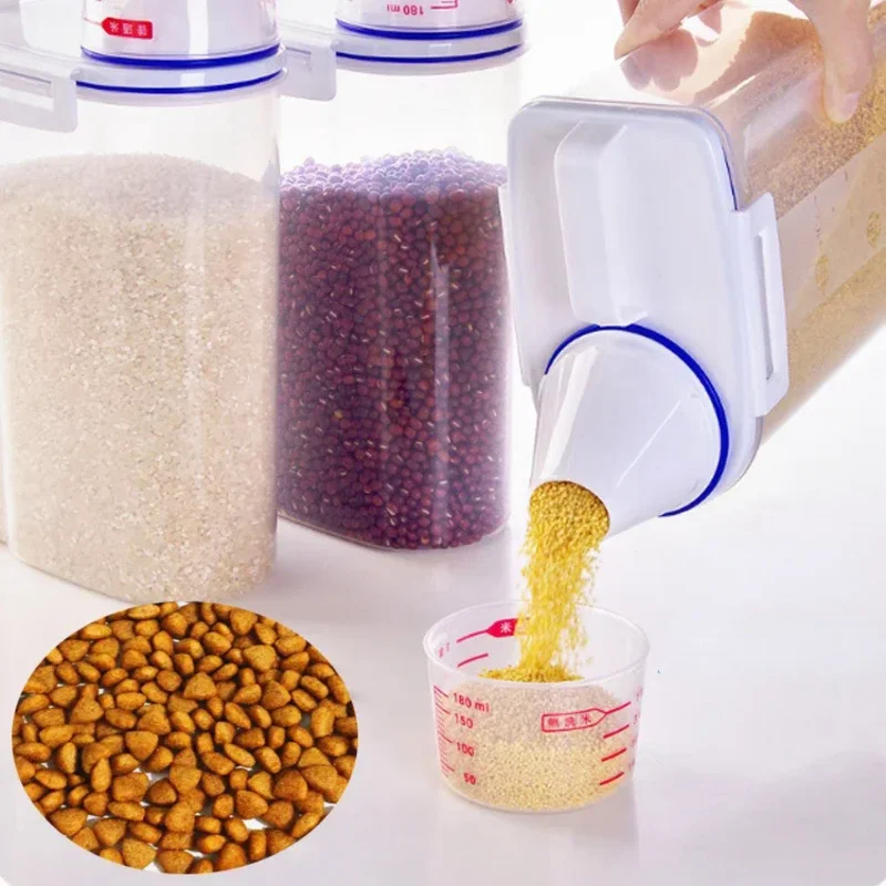 وعاء بلاستيكي لتخزين الطعام لل - مراجعة Pet Supplies In Store وسعره