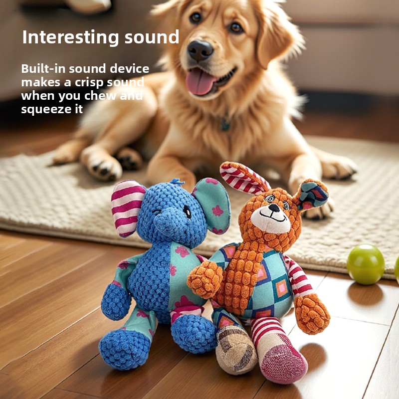 لعبة كلب قطيفة ملونة بتصميم كر - مراجعة Pet Dental Chew Toy وسعره
