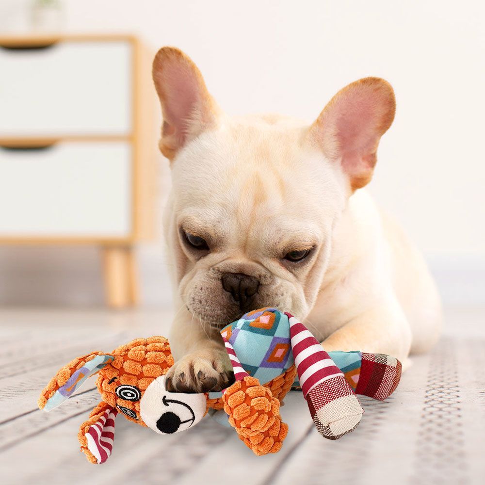 لعبة كلب قطيفة ملونة بتصميم كر - مراجعة Pet Dental Chew Toy وسعره