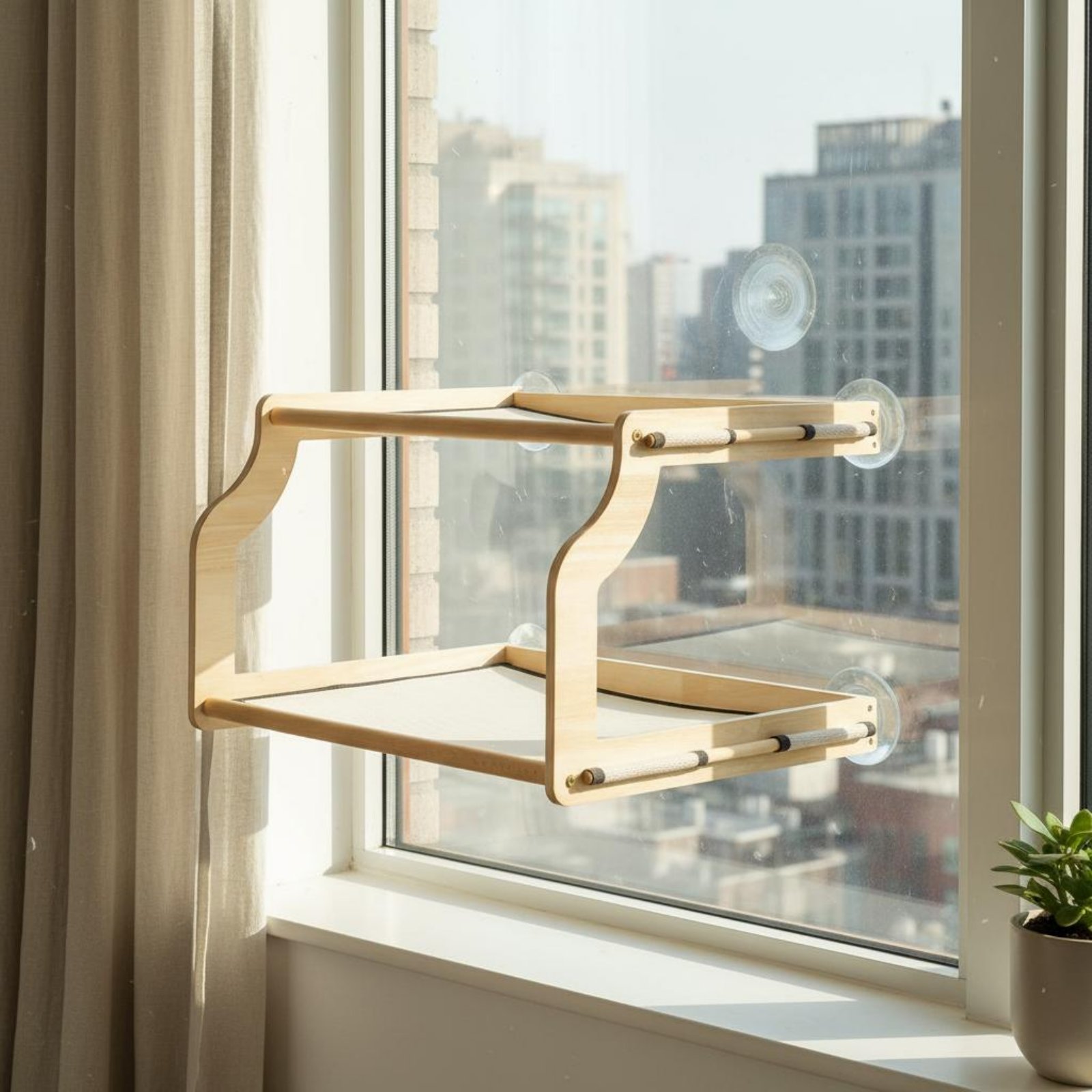 سرير قطط يثبت على النافذة، سهل - مراجعة Cat Window Perch وسعره