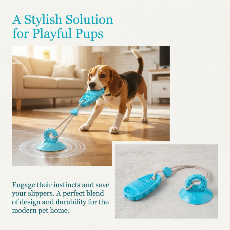 لعبة مضغ للكلاب مع كأس شفط، كر - مراجعة Pet Dental Chew Toy وسعره