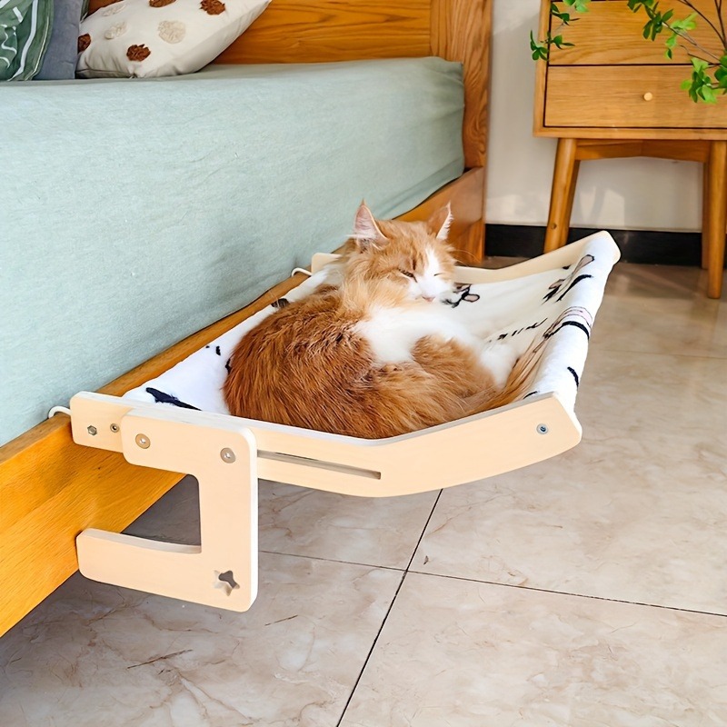 سرير معلق للقطط على النافذة، م - مراجعة Cat Window Perch وسعره