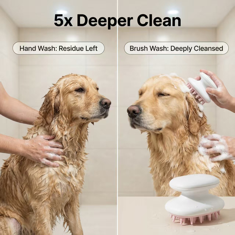فرشاة تنظيف وتدليك للحيوانات ا - مراجعة Pet Supplies In Store وسعره